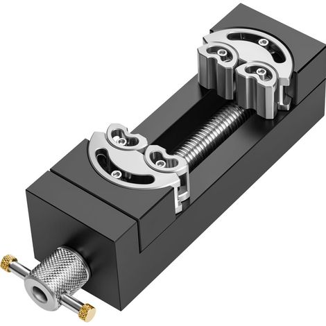 Mini morsetto autoregolante – Per la creazione di gioielli, modellismo, riparazioni di precisione – Robusto supporto portatile per trapano (1/5)