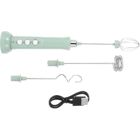 Tragbar Elektrischer Kleiner Milchaufschäumer Kabellos Wiederaufladbar Handmixer für Kaffee (1/5)