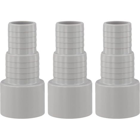 Lot de 3 adaptateurs de tuyau de piscine avec raccord à douille de 50 mm pour tuyaux de diamètre intérieur 32 mm ou 38 mm (1/5)