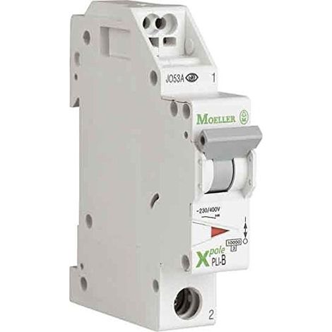 Eaton Interruptor automático (MCB) con borne enchufable, 16 A, 1p, Característica: C, 101258