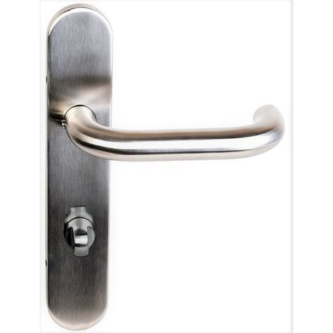 Maniglia per porta - KLOSE Besser - su Placche, modello "Karina a U", in acciaio inox 304  Condamnation sans voyant