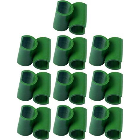 (16 mm) Lot de 10 clips pour plantes de jardin, serre, treillis en rotin croisé (1/5)