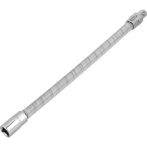 Set de rallonge flexible 1/2" avec porte-embout et liaison (350mm) - Barre d'extension articulée (1/4)