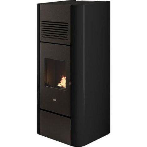 Poêle à granulés canalisable - PUNTO FUOCO Adria 14 kW Noir (1/2)