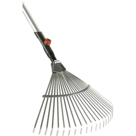 Gardena Fächerbesen mit Stiel Gartenrechen Laubrechen Laubbesen 130cm