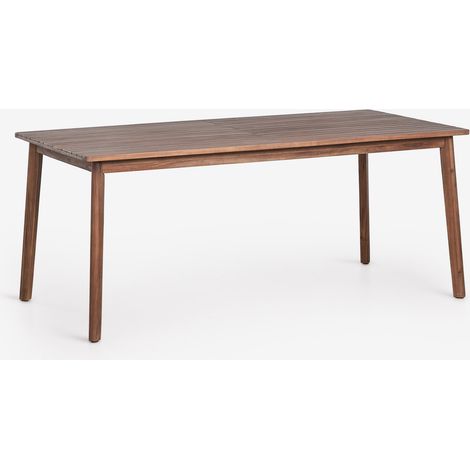 SKLUM Rechteckiger Gartentisch aus Akazienholz Kaela  180 x 90 cm            Akazienbraun dunkel                     