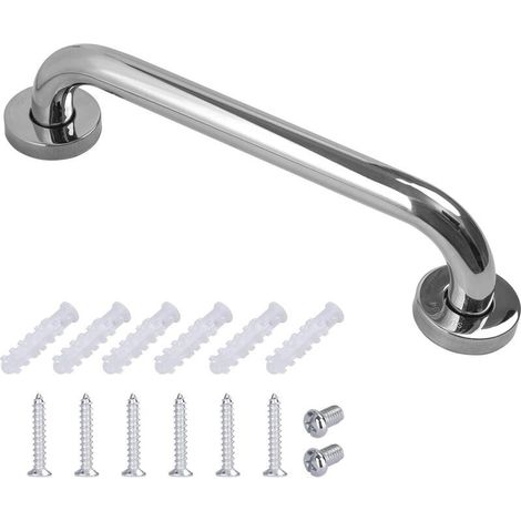 Barre D Appui - Acier Inoxydable SUS304 - Pour Salle De Bain Douche Toilettes - 30 Cm - Fixation Murale (1/5)