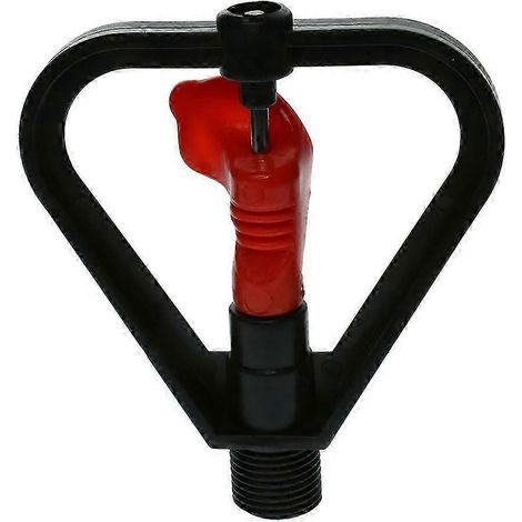 Tête d'arrosage 360° en plastique de 1/2 pouce pour jardin, pelouse et cour (1/5)