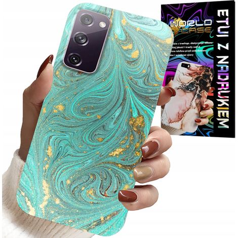 Custodia per Samsung Galaxy S20 FE - motivo marmorizzato + vetro temperato (1/5)