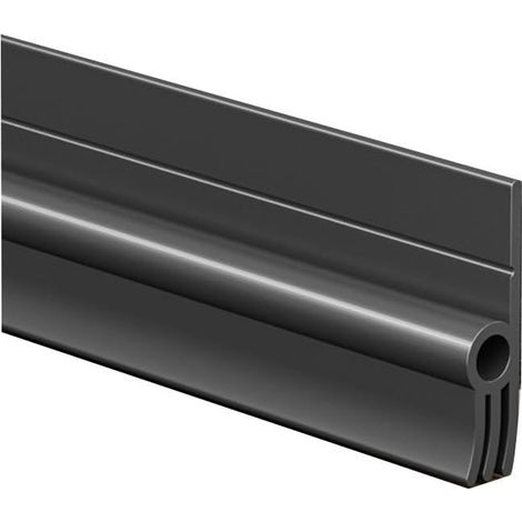 2 Stück TPE Türbodendichtung 93 cm Schallschutz Dichtungsband Grau (1/5)