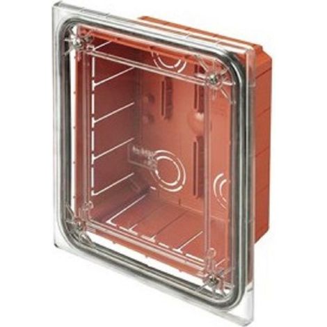Cassetta Gewiss incasso trasparente stagna IP55 138x169x70 GW48691 (1/2)