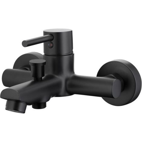 RUBINETTO MISCELATORE VASCA DA BAGNO ACCIAIO INOX ATTACCO DOCCIA RAY 87395