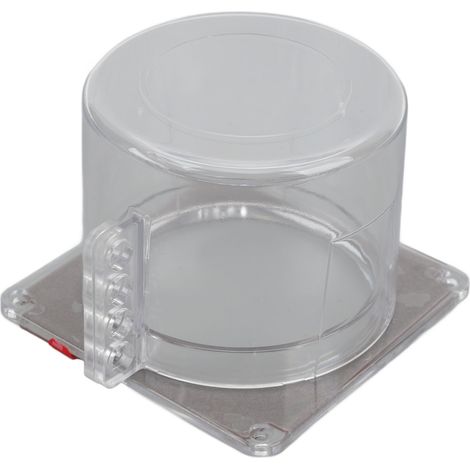 Couvercle de verrouillage transparent en plastique pour bouton d'arrêt d'urgence, protection visuelle pour la maintenance en cas de panne D60‑2 (1/5)