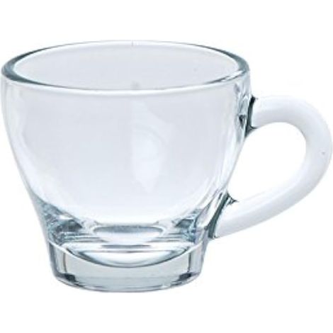 Tasse à café, sans Soucoupe, 8 cl, Verre, Transparent