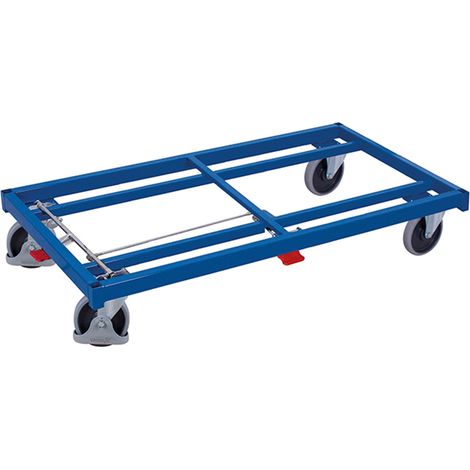VARIOfit Schwerlastwagen Gummibereifung 500kg Tragkraft 1380x880mm Anthrazitgrau RAL 7016