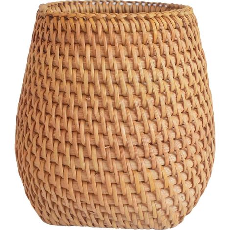 Stiftehalter aus Rattan geflochtene Schreibwaren