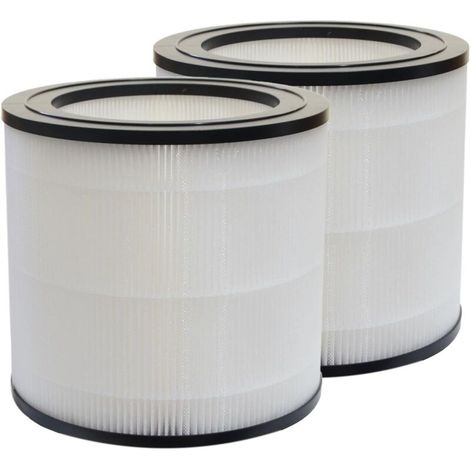 Lot de 2 filtres HEPA de rechange compatibles avec les purificateurs d'air Philips série 600 AC0650/10 AC0650, numéro de pièce FY0611/30-DOU