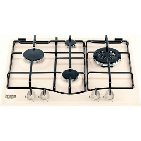 Placa de cocina a gas Hotpoint Ariston Hotpoint 7HPCN 640T (OW) R/HA (1/5)