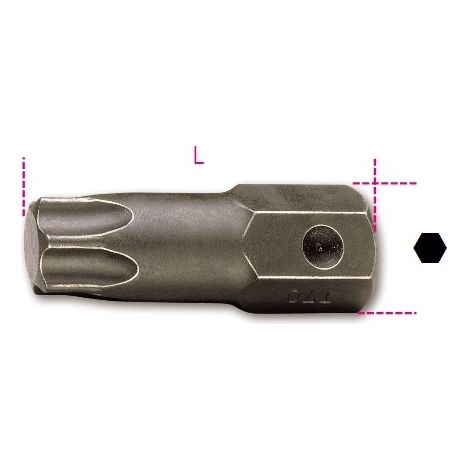 Inserto macchina torx  16 mm beta 727/es16tx - T55