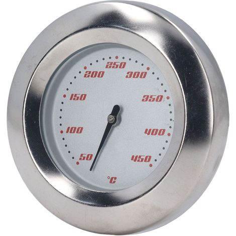 3-Zoll-Grillthermometer aus Edelstahl, 50–450 °C, für professionelle Smoker und Grills, Temperaturanzeige (1/5)