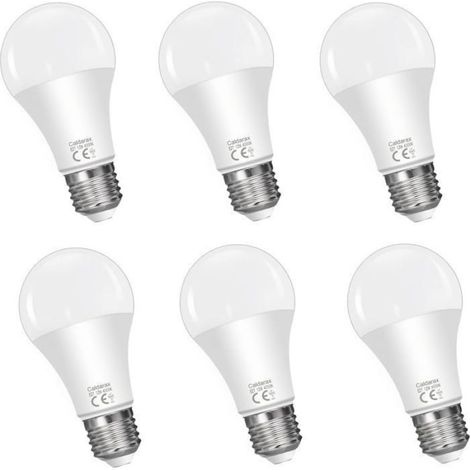 Lot de 6 Ampoules LED E27 13W Blanc Neutre 4000K, 3500lm, Équivalent 100W Incandescence, Ampoule Edison à Vis (1/4)