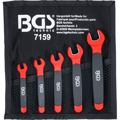 BGS VDE Jeu de clés à fourche SW 7 - 14 mm 5 pces - 7159 (1/5)