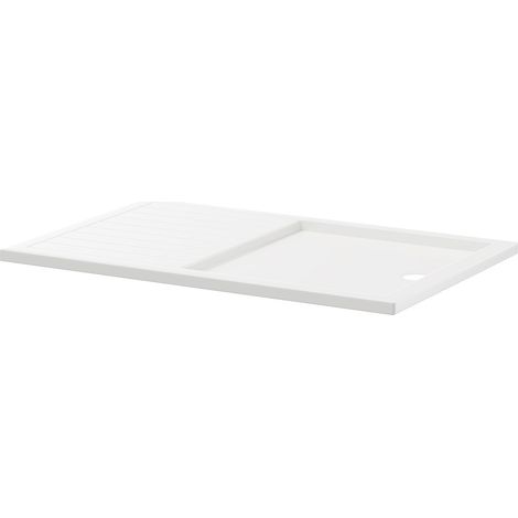Pearlstone 1400mm x 900mm x 40mm Rectangular Walk In Shower Tray (1/4)