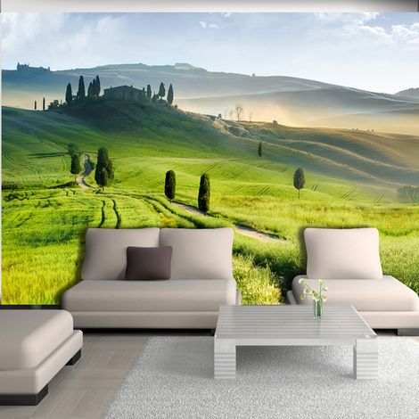 Fotomurale - Mattina nel villaggio - 100x70 (1/4)