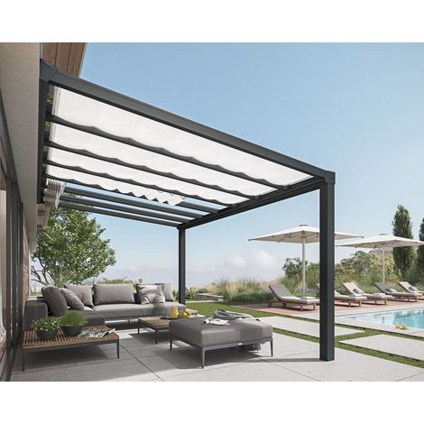 Canopia Cortina para Pérgola Stocholm 3.4X9.5 Blanco