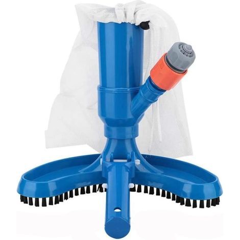 Poolsauger, Poolbodensauger, tragbares Poolreinigungsset, Mini-Poolsauger mit Venturi-Saugbürste, Poolbürsten, Reinigungsbürste (1/5)