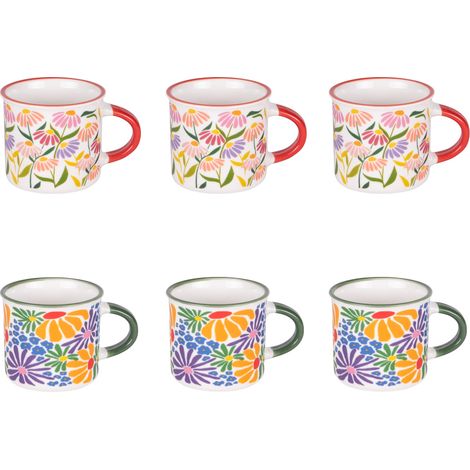 Table Passion - Coffret de 6 tasses Floral Muse 14 cl (1/2)