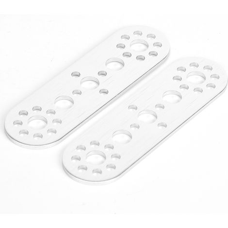 2 Plaques en Aluminium 5 Trous Compatibles Accessoires Robot Tetrixrobotics (1/5)