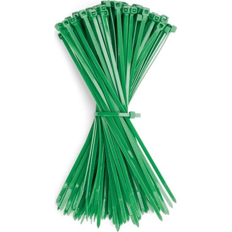 Fascette per cavi in plastica verde per giardinaggio 200 x 3.6 mm (1/5)