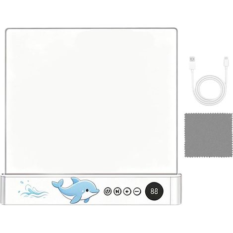 Lampe de lecture plate rechargeable, LED 1 200 mAh avec gradation (1/5)