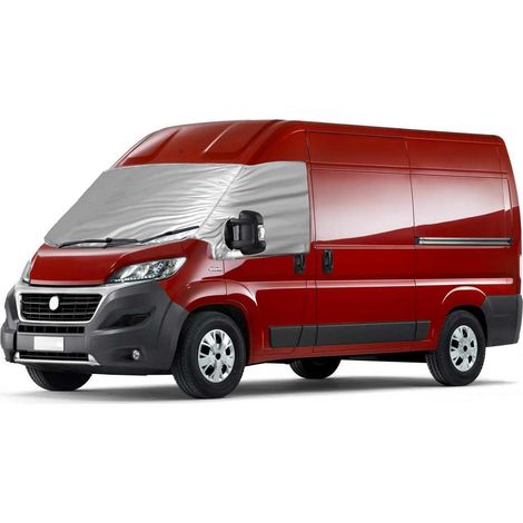 Bâche extérieure thermique pour Fiat Ducato 2006-2024, protection hiver/été, argenté (1/5)