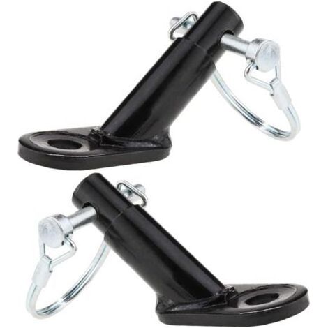 FENOPLASTICA2 pièces Attelage Remorque Vélo Métal avec Boucle Adaptateur Robuste pour Accessoires de Remorque Garçon Fille et Animal Facile à Installer pour Attache Rapide Au Vélo (1/5)
