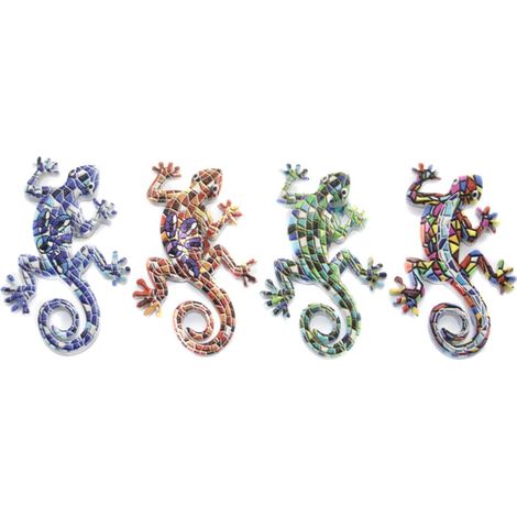 Signes Grimalt Regalo di figura lucertola  Lagarto Figura 4 unità magnetiche multicolore 1x6x10cm 27284