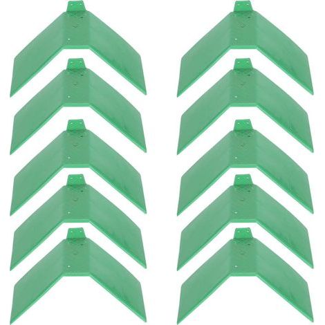10 pièces en plastique petit vert anti-dérapant conception colombe repos support Pigeon perches perchoir cadre oiseau fournitures (1/5)