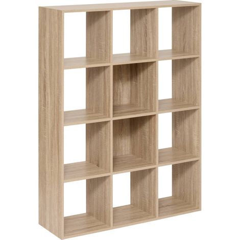 Scaffale a 12 elementi mix n modul effetto rovere naturale - 5five (1/4)