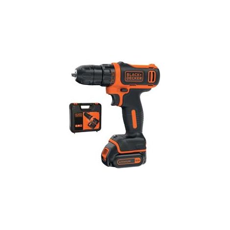 TRAPANO AVVITATORE BATTERIA LITO 10,8V (BDCDD12KQW)  1 batteria Litio da 1,5 Ah    BLACK&DECKER