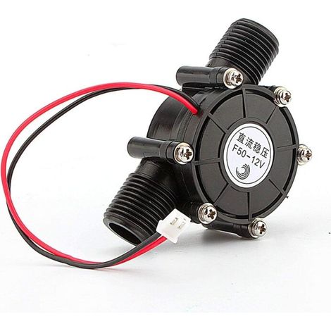 DC Micro-turbine hydraulique Générateur d'eau 12V DC 10W (1/5)