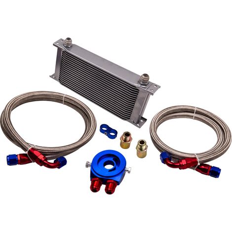 01egd006bbl 19 Row 10an Universal Engine Transmission Oil Cooler+/filter Adapter (1/5)
