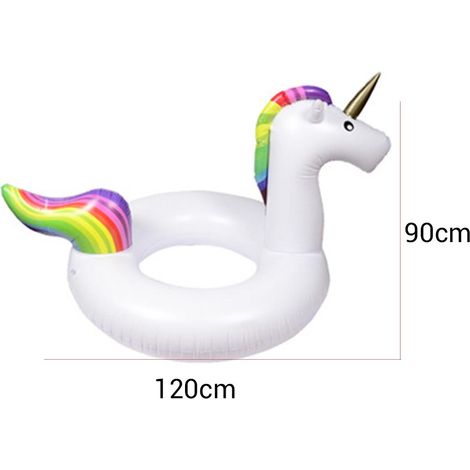 Aufblasbarer Schwimmring mit Cartoon-Motiv, PVC-Poolspielzeug (1/5)