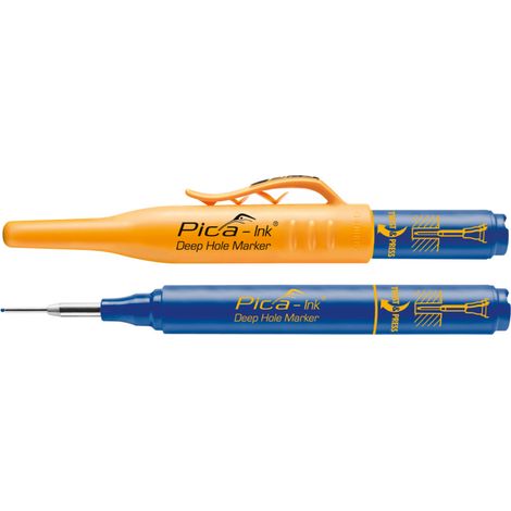 Pica-Ink Tieflochmarker für schwer zugängliche Stellen blau, 150/41