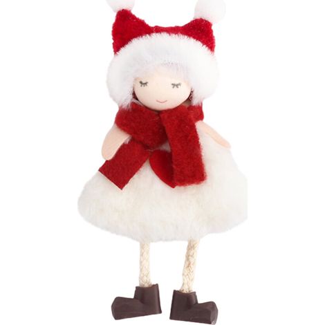 Weihnachtsplüsch-Schneemannpuppe als Tischdekoration, Weihnachtsschneemann-Dekoration, geeignet für Zuhause, Küche, Weihnachtsfeierdekoration (3,1 x 6,3 Zoll)