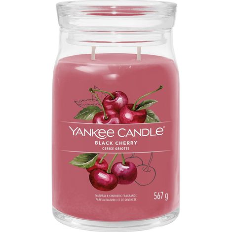 YANKEE CANDLE CANDELA GRANDE SIGNATURE BLACK CHERRY (1/5)