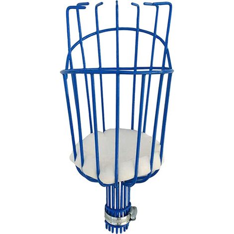 Raccoglifrutta, strumento per la raccolta di frutti alti, manico non incluso, blu
