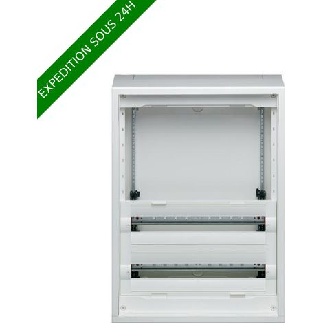 Hager – Coffret électrique nu saillie 4 rangées – Montage apparent – IP30 – Dimensions 750x550x193mm – Pour installations électriques (1/5)