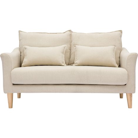 Sofá 2 plazas beige KATE (1/4)
