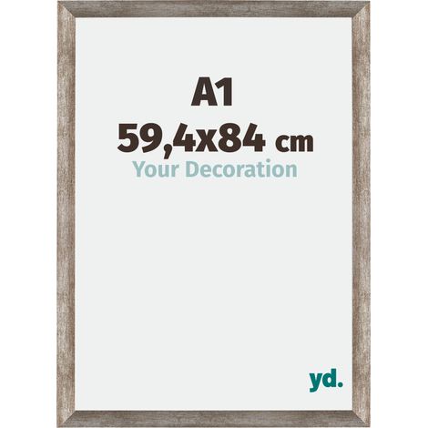 Cadre Puzzle A1 - 59.4x84 cm - Métal Vintage - MDF - Mura. (1/5)